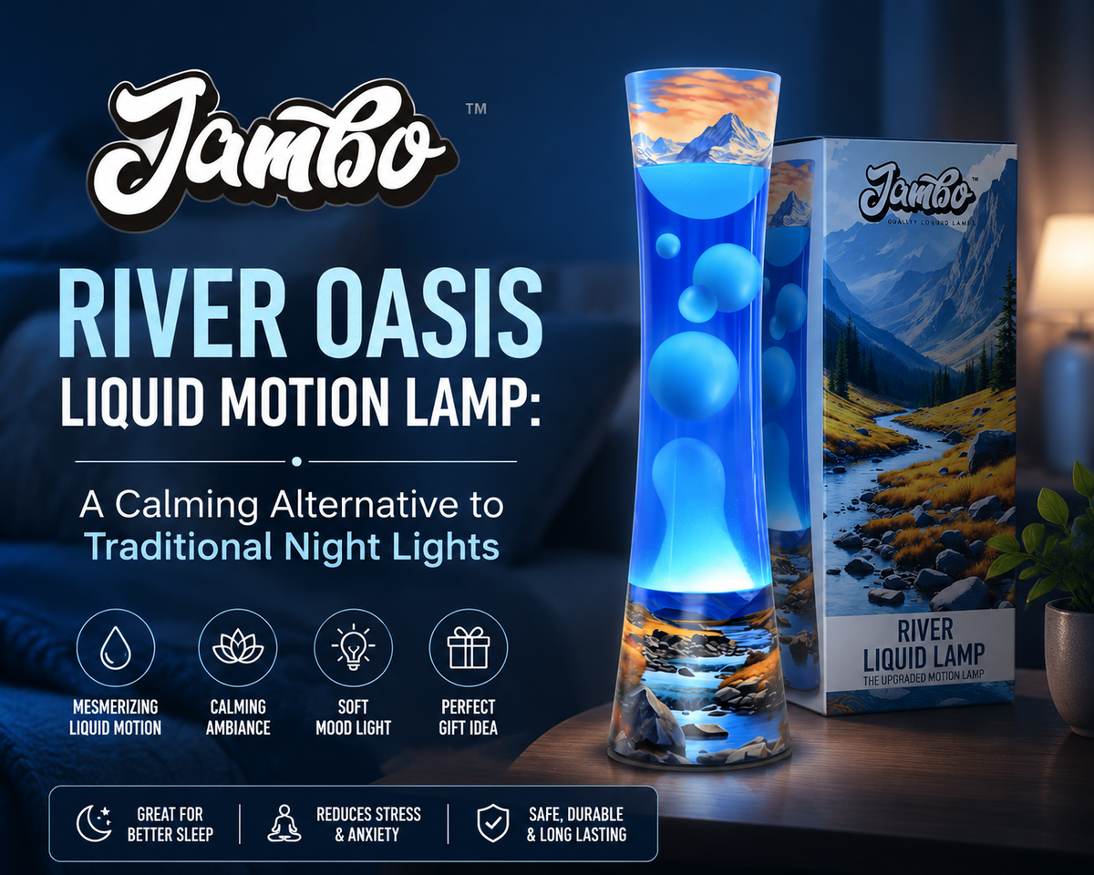 The River Oasis Liquid Motion Lamp: A Calming Alternative to Traditional Night Lights