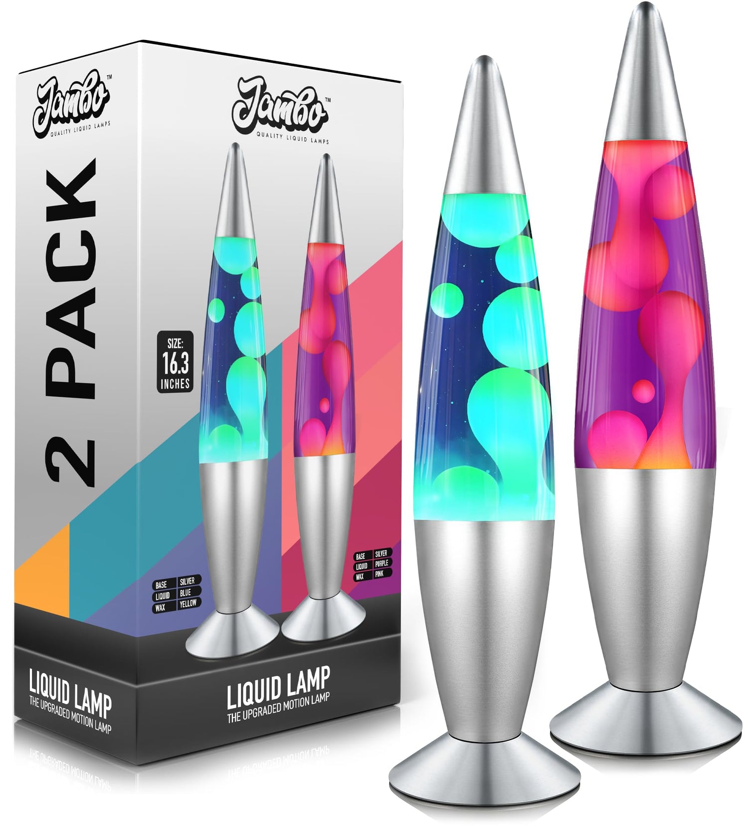 Double Pack Liquid Lamps