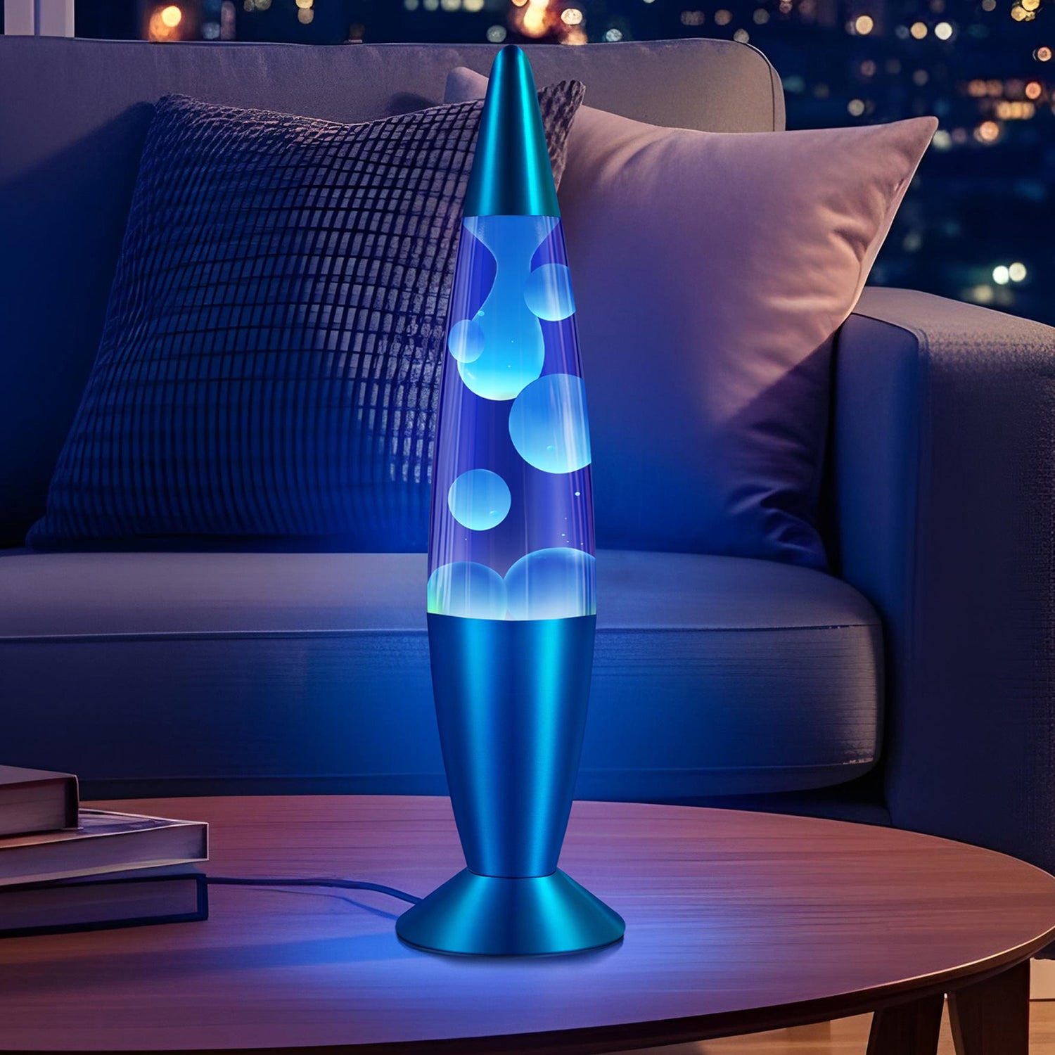 Blue Base Lamps