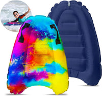 JAMBO Inflatable Surf Body Board with Handles – 1 Pack