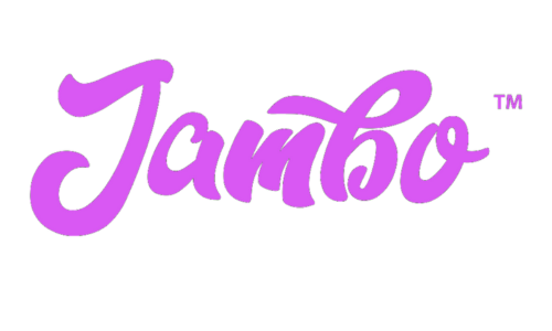 Purple 'Jambo' logo on a white background