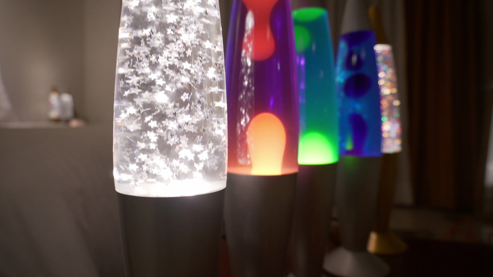 video showing lamps